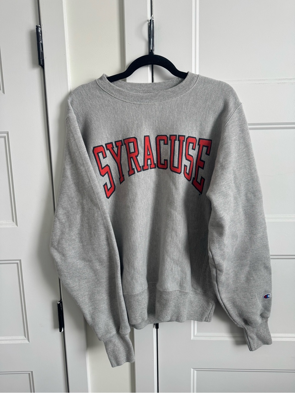 Champion Reverse Weave Syracuse Uni Embroidered Unisex Sweatshirt / Crewneck